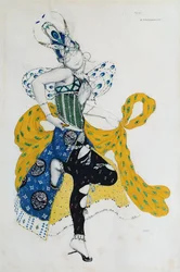 Vázlat Paul Dukas (1865-1935) La Péri című balettjéhez, 1911